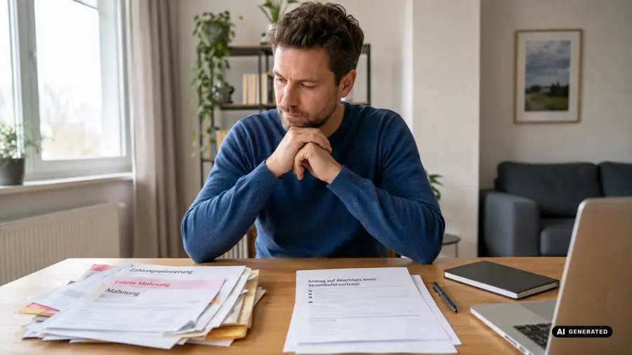 Können Stromschulden zur Ablehnung führen?